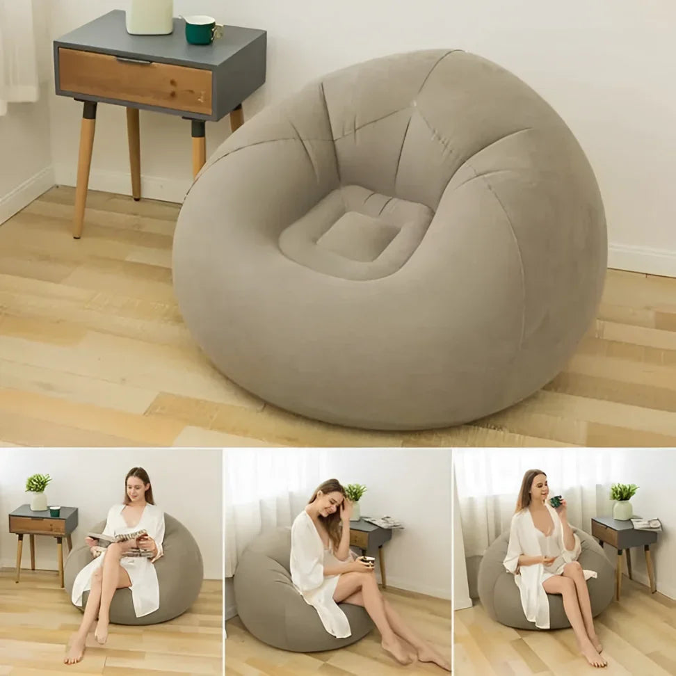 Puff Inflável - comfort - Cinza · P - Imagem 4