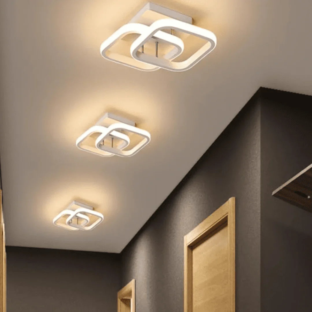 Luminária Led Minimalista Quadrada - P (20 cm) · Branca - Imagem 4