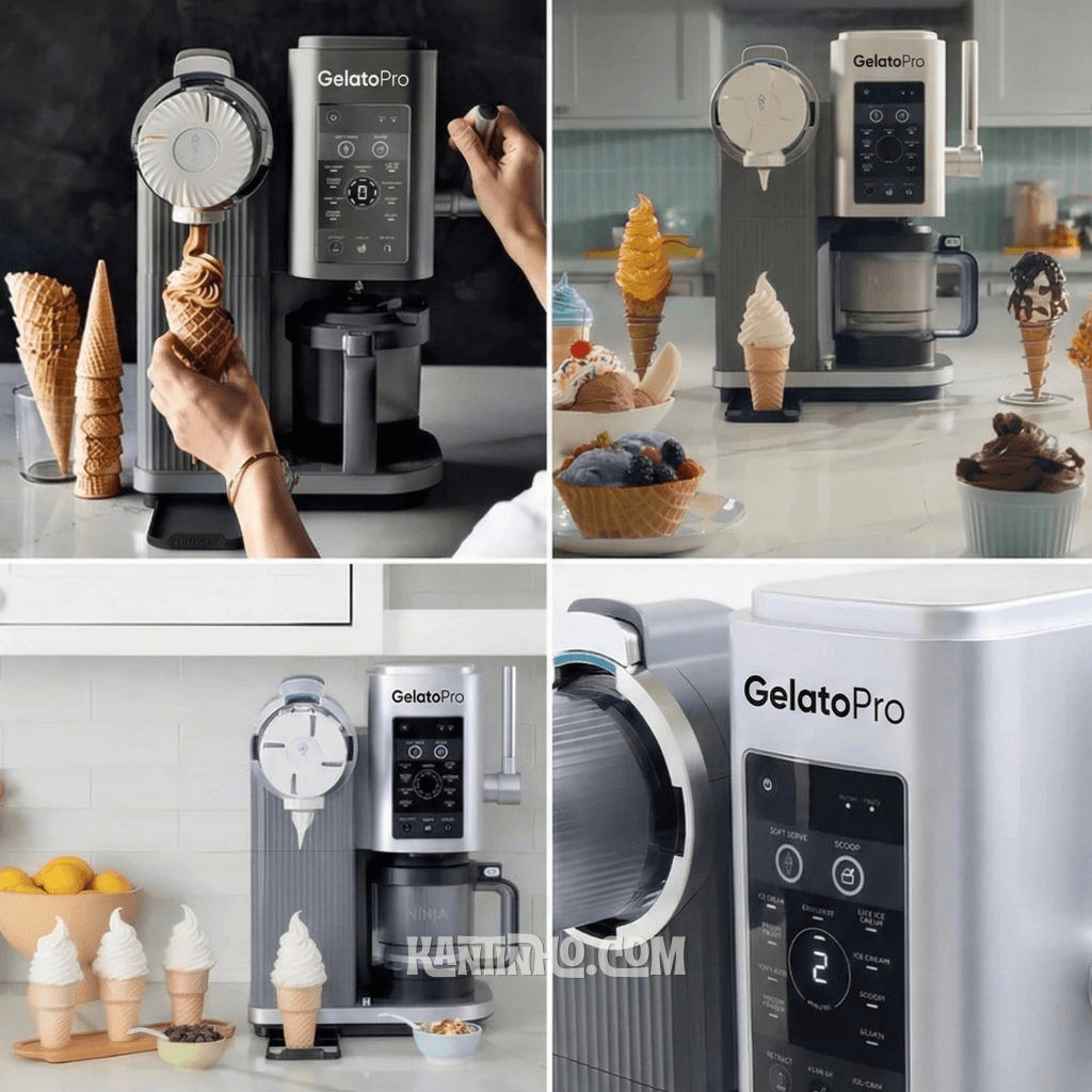 Sorveteira Compacta GelatoPro 7 em 1