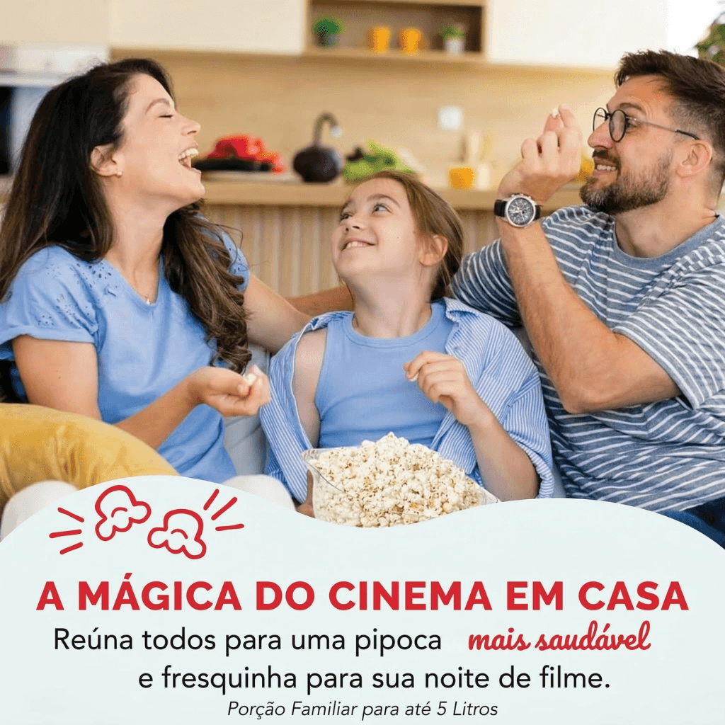 Pipoqueira CinePop Giratória 2 em 1 de 6 Litros Bivolt - Branco - Imagem 3