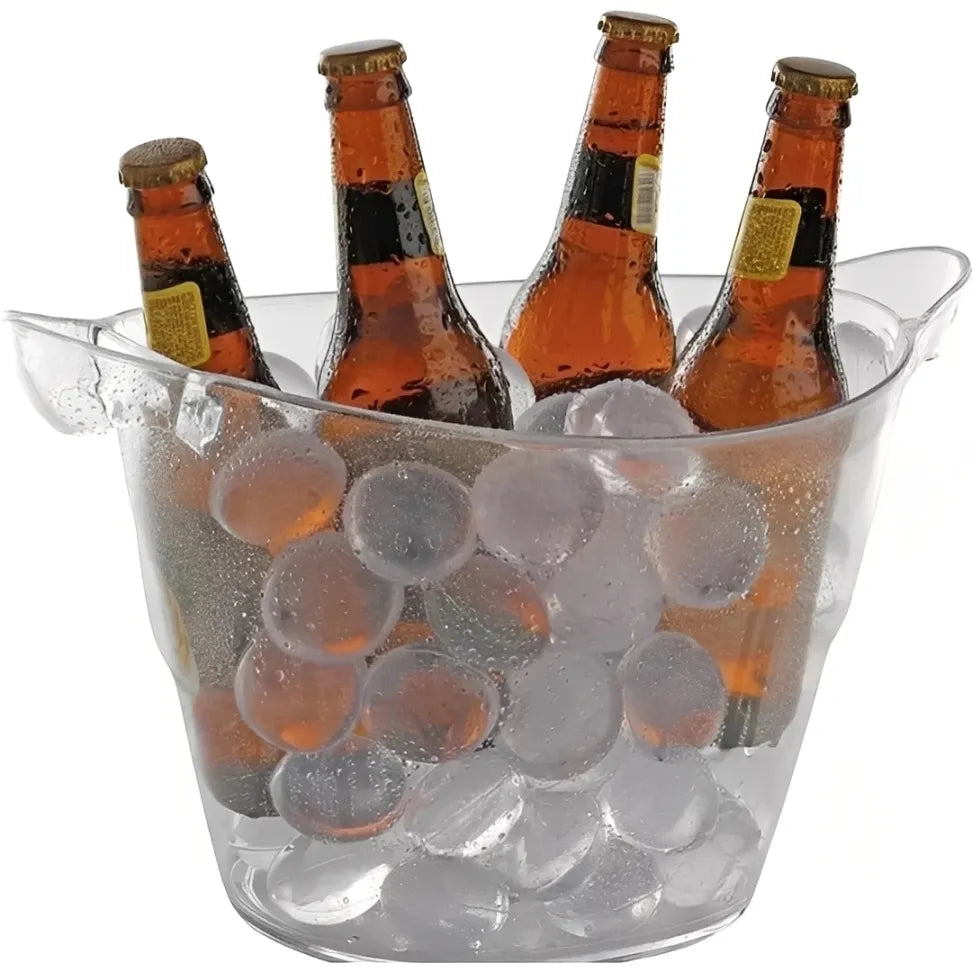 Balde Para Gelo Em Acrílico Cristal - Linha Glamour