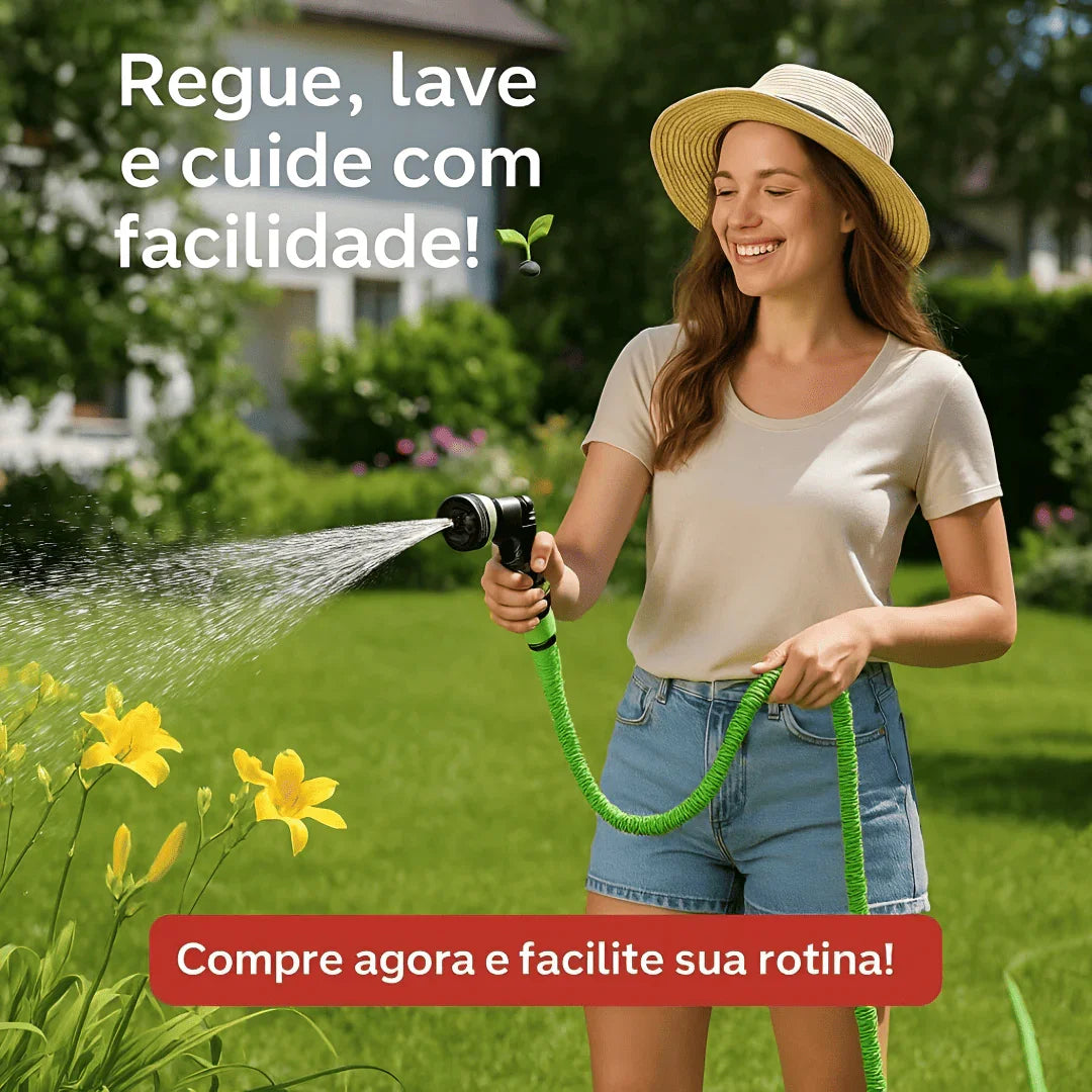 Mangueira Magica com Bico 7 em 1 - Magic Garden - Aleatória / 30Mt - Imagem 5