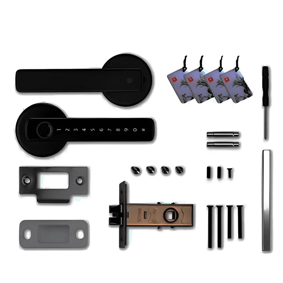 Fechadura Inteligente - Smart Touch - Preto · Senha + cartão - Imagem 4