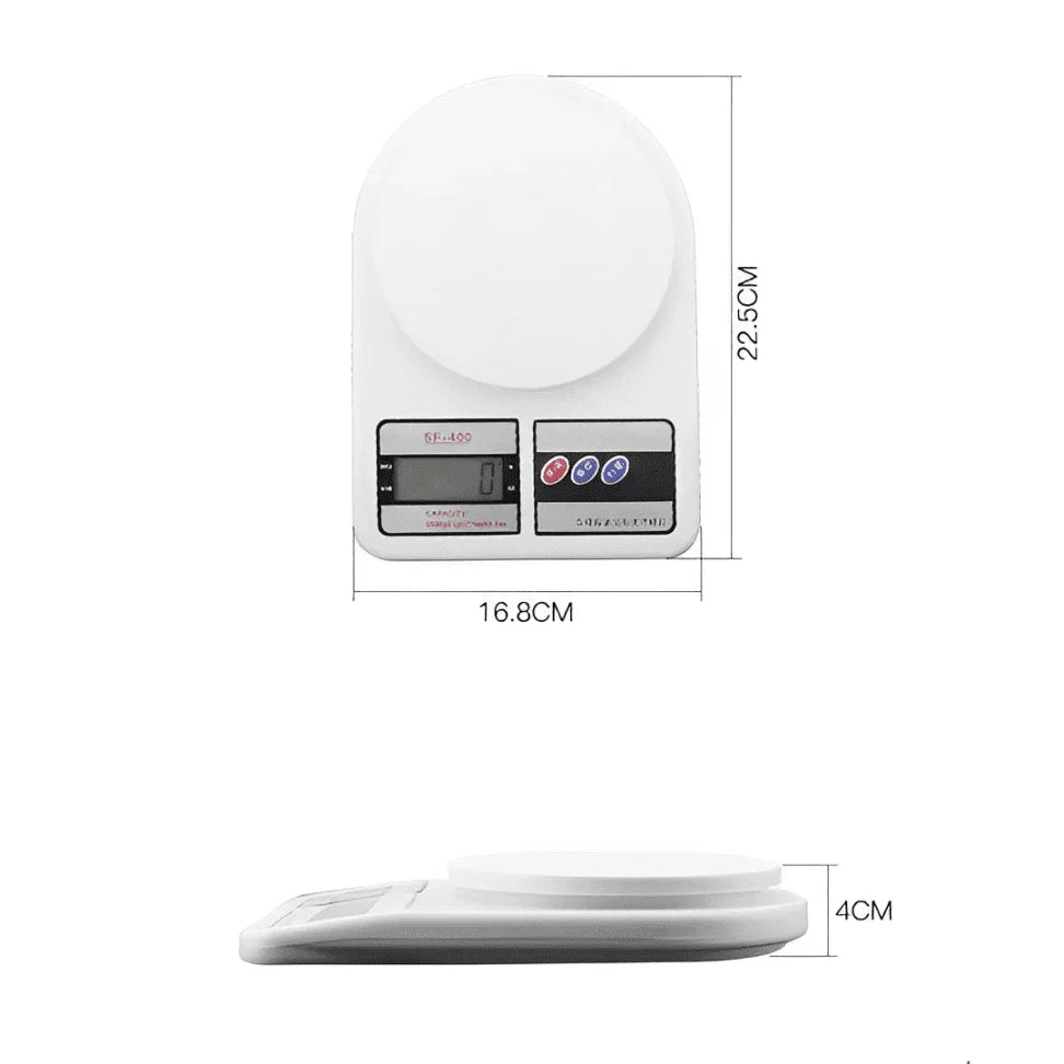 Balança de Cozinha Digital - Branco · 5 kg - Imagem 6