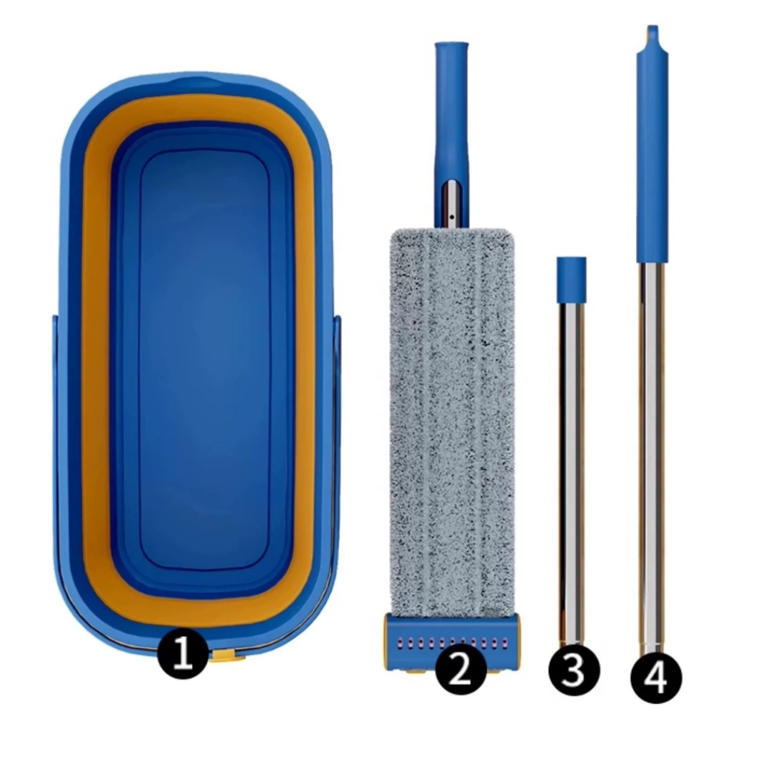 Kit Balde Dobrável e Esfregão Com Raspador - Balde + Esfregão - Imagem 9