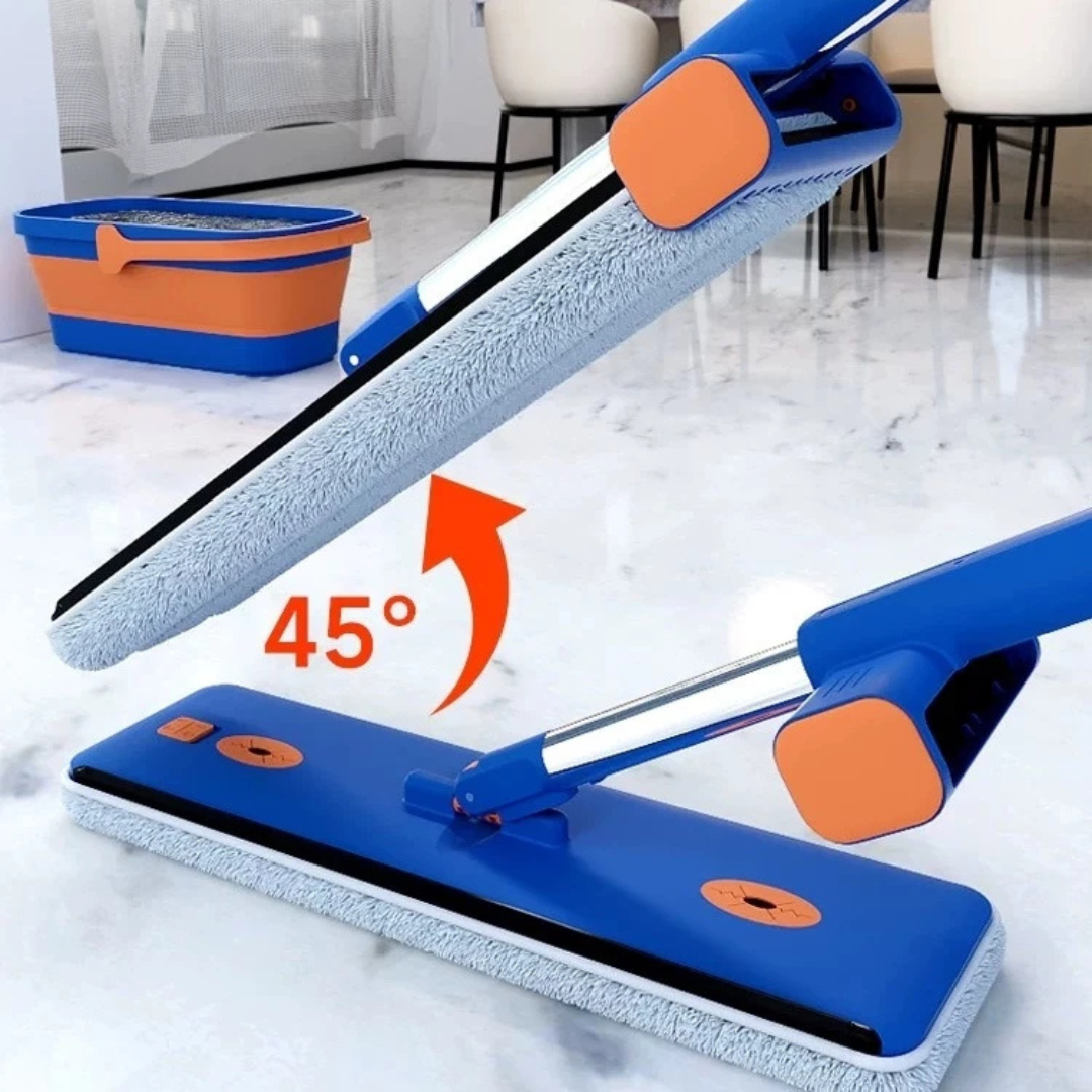 Kit Balde Dobrável e Esfregão Com Raspador - Balde + Esfregão - Imagem 7