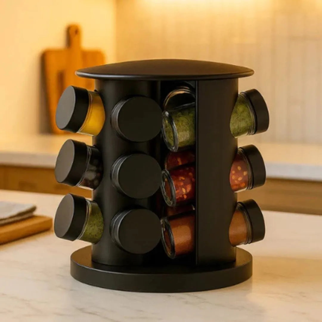 Porta Condimentos Gourmet 360° - 8 potes - Imagem 7