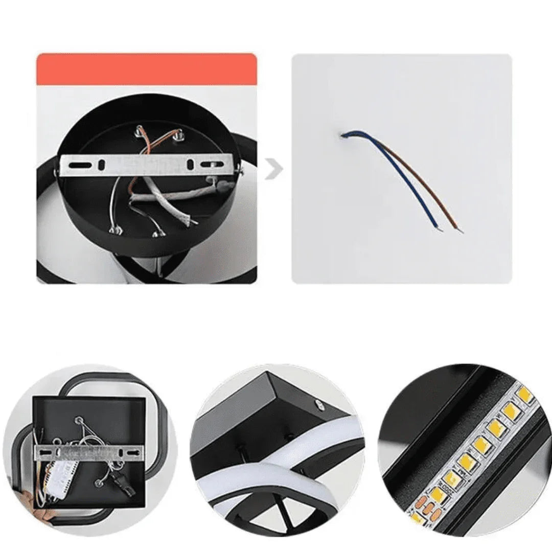 Luminária Led Minimalista Quadrada - P (20 cm) · Branca - Imagem 7