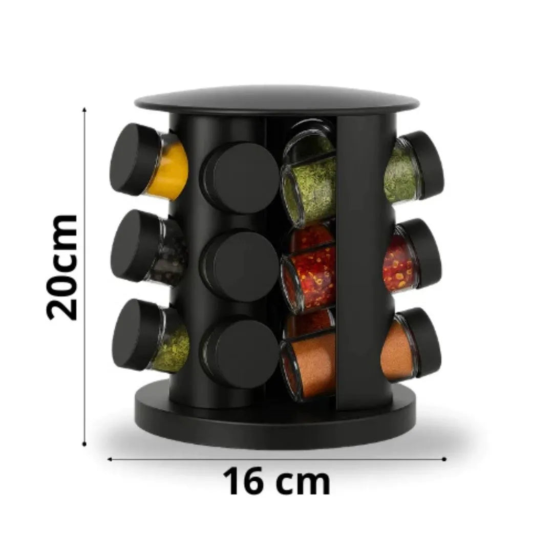 Porta Condimentos Gourmet 360° - 8 potes - Imagem 8