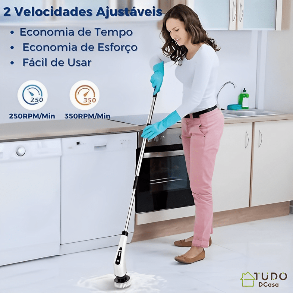 Fast Clean - Escova Elétrica Para Limpeza Pesada - Básica (3 em 1) - Imagem 5