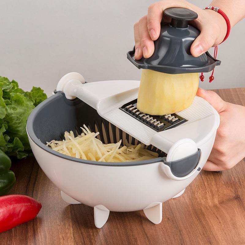Ralador com Bacia Escorredor para Legumes - 3 em 1 - Imagem 3