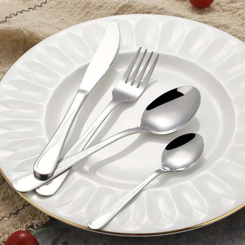 Jogo de Talheres Faqueiro Inox Premium - 24 peças - Imagem 5