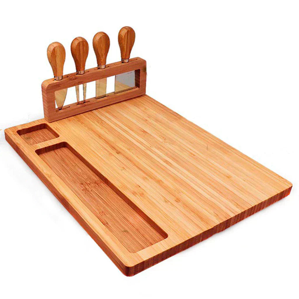 Tábua de Queijos e Frios + Kit Espátulas - Coleção Noite Réveillon - Tábua + 2 espátulas - Imagem 5