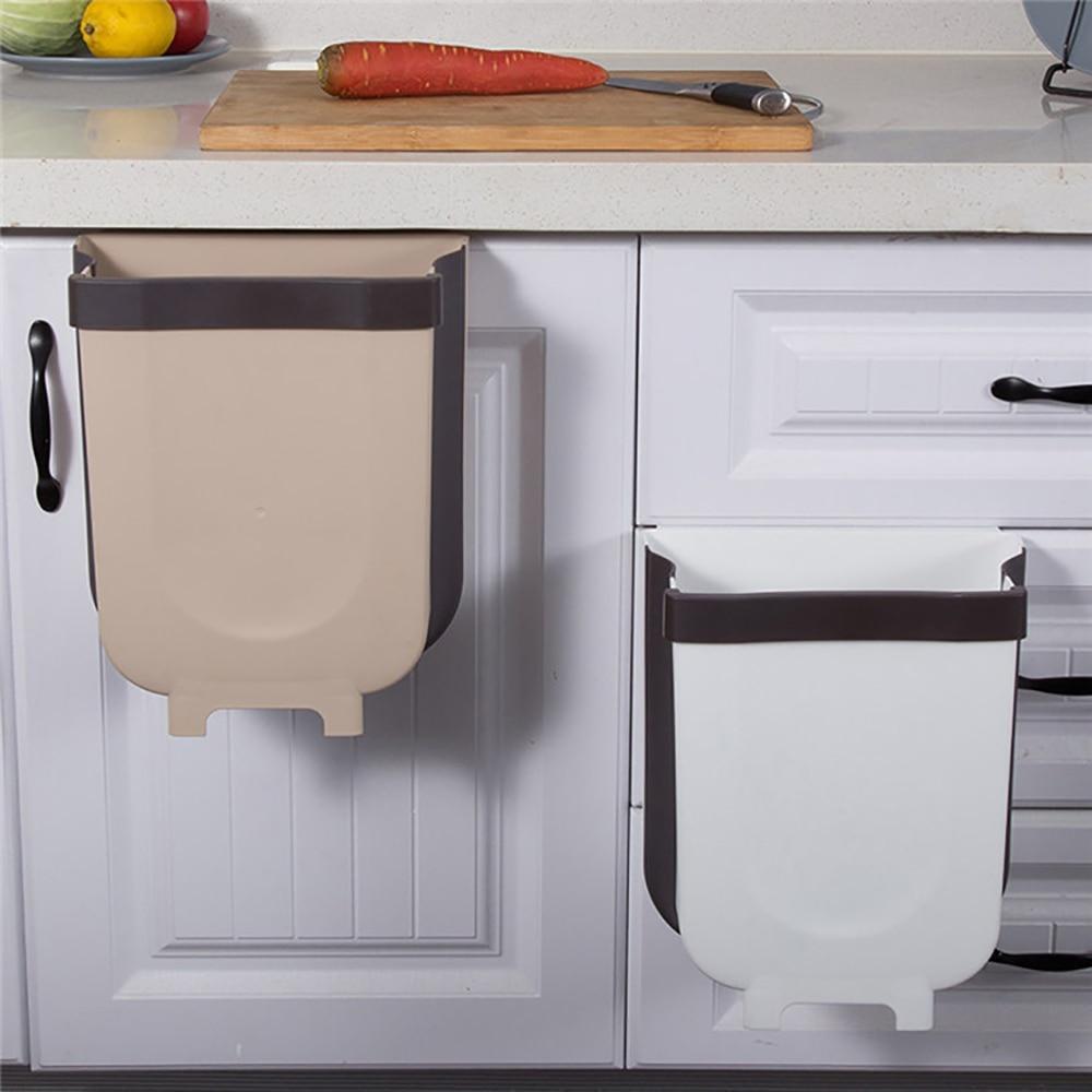 Lixeira Dobrável de Cozinha - Branco · 3 litros - Imagem 3