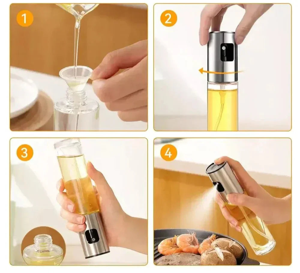 Pulverizador de Óleo de Vidro para Cozinhar - 1 unidade - Imagem 6