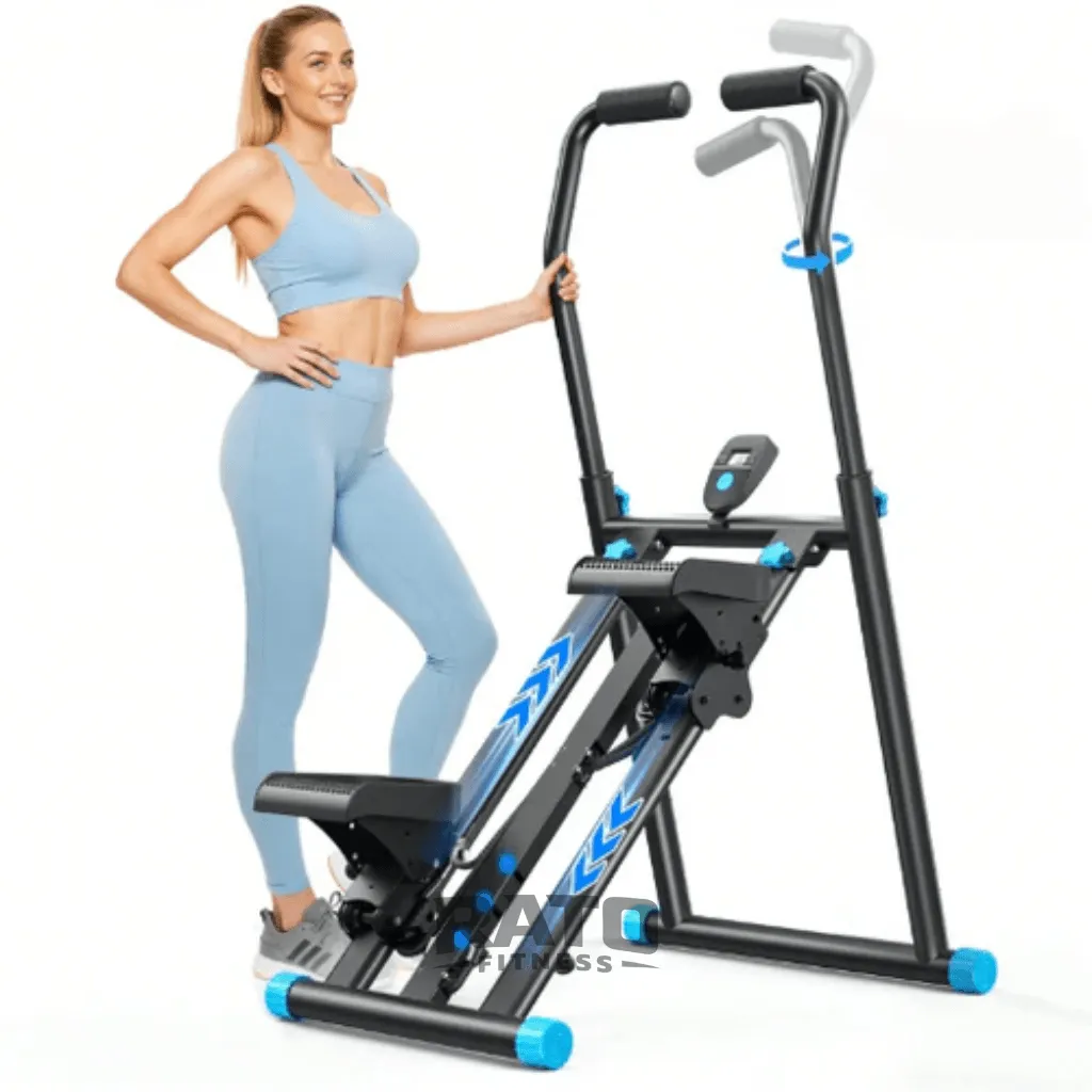 Simulador de Escada Vertical Dobrável Compacto 2 em 1